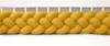 Bettschlange 4-strängig geflochten Velours 400 cm – Gold | Produktbild-Vorschau 1