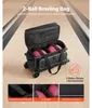 Sac de bowling SucceBuy pour 3 boules avec roulettes, Voir les images du produit 2