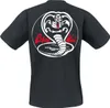 Cobra Kai T-Shirt Herren Cobra Kai White Patches schwarz L Produktbild-Vorschau 3