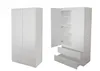Kleiderschrank Schrank weiß 180cm Höhe 90cm Breite mit 2 Produktbild-Vorschau 1