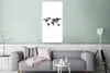 MuchoWow® Poster Weltkarte - Gold - Linie 60x120 cm - Produktbild-Vorschau 5