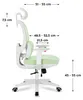 MARK ADLER Junior 6.3 Green | Verstellbarer Drehstuhl für Produktbild-Vorschau 7