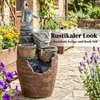 Outsunny Springbrunnen 4-stufig rustikal Gartenbrunnen mit Produktbild-Vorschau 4