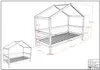 VIPACK - Hausbett mit Liegefläche 90 x 200 cm, inkl. Produktbild-Vorschau 3