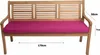 Sitzkissen outdoor 170x50x7cm Rosa, Outdoor kissen, Produktbild-Vorschau 3