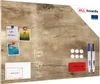Lavagna magnetica in acciaio LEGNO 90x60cm MetalBoards Anteprima dell’immagine prodotto 1