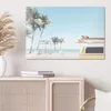 DEQORI Glasbild Echtglas 90x60 cm 'Wellenreiter Auszeit' Produktbild-Vorschau 4