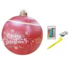 Décor de boule de Noël en PVC à gonfler, alimenté par LED, Voir les images du produit 1