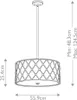 Elstead Brown Lattice Hängeleuchte E27 4-fach Kupfer Canyon Produktbild-Vorschau 6