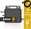SUNNIVA 920W Balkonkraftwerk BIFAZIAL FULLBLACK komplett Produktbild-Vorschau 2