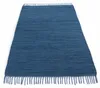Flickenteppich Kelim Chindi Uni Blau 60x90 cm, handgewebt | Produktbild-Vorschau 3