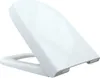 A white toilet seat lid and ring are shown on a white background. Produktbild-Vorschau