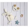 Zestaw upominkowy Doudou - pluszowy królik niebieski 26 cm Podgląd zdjęcia produktu 8