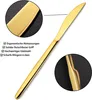 30 teiliges Edelstahl Besteckset Gold,Targzier Goldenes Produktbild-Vorschau 2