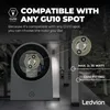 Ledvion LED Wandlampe IP54 3W GU10 rund dimmbar ohne Produktbild-Vorschau 5