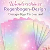 Friendly Fox Kinder Briefpapier Regenbogen, 50 Blatt DIN A4 Produktbild-Vorschau 8