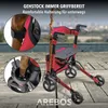 AREBOS ľahký rolátor, rolátory, 6-pozičné nastavenie výšky, Náhľad obrázku produktu 4