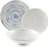 Excelsa Set de vaisselle 18 pièces Hanami Porcelaine Blanc Voir les images du produit 2