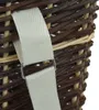 vidaXL Holzkorb mit Trageriemen 44,5×37×50 cm Natur Weide Produktbild-Vorschau 6