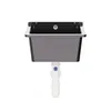 A sink with plumbing attached, isolated on a white background. Anteprima dell’immagine prodotto