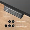 Bureau à hauteur réglable électriquement avec moteur, 120 x Voir les images du produit 5