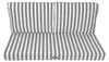 Coussins pour salon de jardin déhoussable 100x50cm - Rayure Voir les images du produit 3