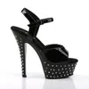 STARDUST-609 Damen Sandale von Pleaser, Schwarz EU 39, US 9 Produktbild-Vorschau 5