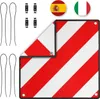 Izrielar 2in1 Warntafel Italien & Spanien 50x50 cm Alu Produktbild-Vorschau 1