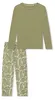 Schiesser dames pyjama set, lange mouwen, zachte katoen - Productafbeelding-voorbeeld 4