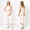 Ladeheid Damen 3/4 Leggings aus Baumwolle LA40-132 (Ecru, Produktbild-Vorschau 2