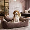 4L Textil MOLLY Kuscheliges Cord Hundebett mittelgroße Produktbild-Vorschau 6