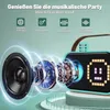 JYX Grüne Karaoke Anlage – Tragbarer Lautsprecher mit Produktbild-Vorschau 8