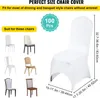 VEVOR 100 Stk. Polyester Und Elasthan Stuhlhussen Stretch Produktbild-Vorschau 4