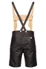 Bohmberg Herren Trachten Lederhose kurz Antikbraun aus 100 Produktbild-Vorschau 2