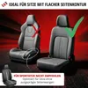 WALSER Sitzauflage Auto Kimi, Sitzschoner Auto schwarz/rot, Produktbild-Vorschau 3