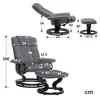 M MCombo Relaxsessel mit Hocker, Fernsehsessel, 9019 Produktbild-Vorschau 7