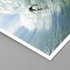 Poster - Poster ohne Rahmen - Abenteuer surfer welle ozean Produktbild-Vorschau 2