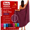 Betz Badetuch XXL Lines 90x180 cm – 100% Baumwolle, weich & Produktbild-Vorschau 1