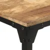 vidaXL Tavolo da pranzo 140x70x76 cm Legno di mango grezzo Anteprima dell’immagine prodotto 3