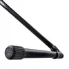 A close-up shot of a black ironing board leg with a ribbed adjustment knob. Produktbild-Vorschau