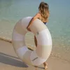 Schwimmring Große Vichy PVC Beige Produktbild-Vorschau 4