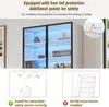 Sweiko 70x30x200cm Vitrine,Vitrinenschränke Mit Schubladen Produktbild-Vorschau 17