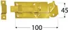 Dekorativer Torriegel verzinkt 10 x 4,5 cm Náhled obrázku produktu 4