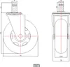 hjh OFFICE Stuhlrollen 5x ROLO SKATE ST 11mm/75mm Ersatz Produktbild-Vorschau 5