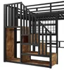 Hoogslaper 140x200 cm met opbergtrap en lades, zijrooster, Productafbeelding-voorbeeld 16