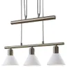 Lindby Pendellampe Delira, 3-flg., nickel, höhenverstellbar Produktbild-Vorschau 9