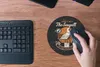 MuchoWow® Mauspad Mousepad Vintage - Vogel - Strand 20x20 Produktbild-Vorschau 4