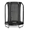 Deryan Kinder Trampoline 140cm - Met Veiligheidsnet - Zwart Productafbeelding-voorbeeld 1