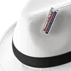 Cappello Fedora - Colore: Bianco/Nero - Taglia: L/XL Anteprima dell’immagine prodotto 6
