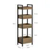 SoBuy Libreria Scaffale con ripiani Marrone Modern Anteprima dell’immagine prodotto 4